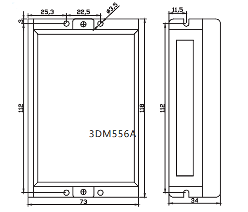 三相數字式驅動器安裝尺寸